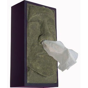 Moai Head Tissue Box Cover