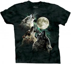 Mountain Three Wolf Moon T-Shirt