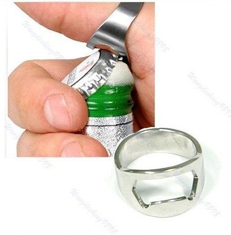 beer bottle opener ring