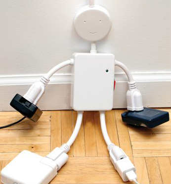Electro Man 4-Plug Multi-Outlet