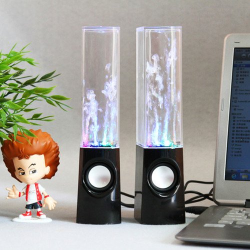 Illuminated Dancing Water Speakers