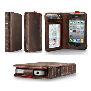 iPhone Leather Book Case & Wallet