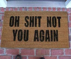 not-you-again-doormat