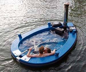 hot tub boat tug boat