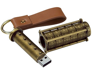Cryptex USB lock Flash Drive