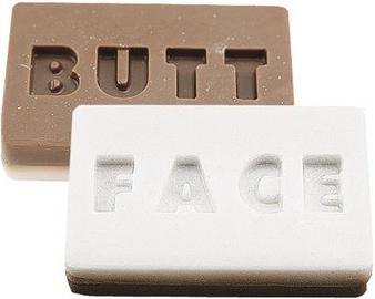 butt face soap