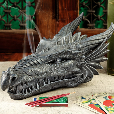 dragon incense head