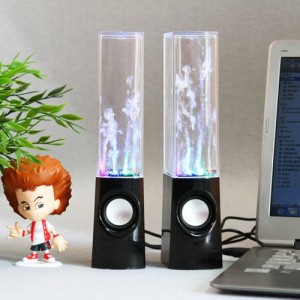 Illuminated Dancing Water Speakers