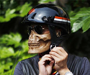 Skull Skeleton Half Face Mask