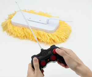 Remote radio controlled mop