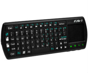 wirelees keyboard with touchpad mouse favi