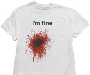 i m fine t-shirt