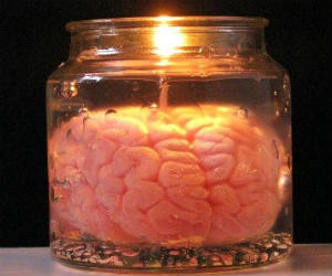 Brain in Jar Candle