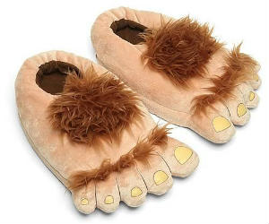 furry lotr hobbit slippers