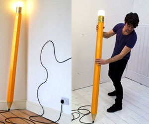 Giant Pencil Lamp