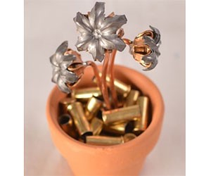 Hollow Bullets Flower Pot