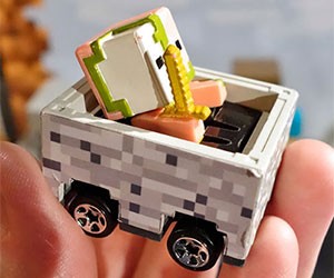 Minecraft Hot Wheels Minecart